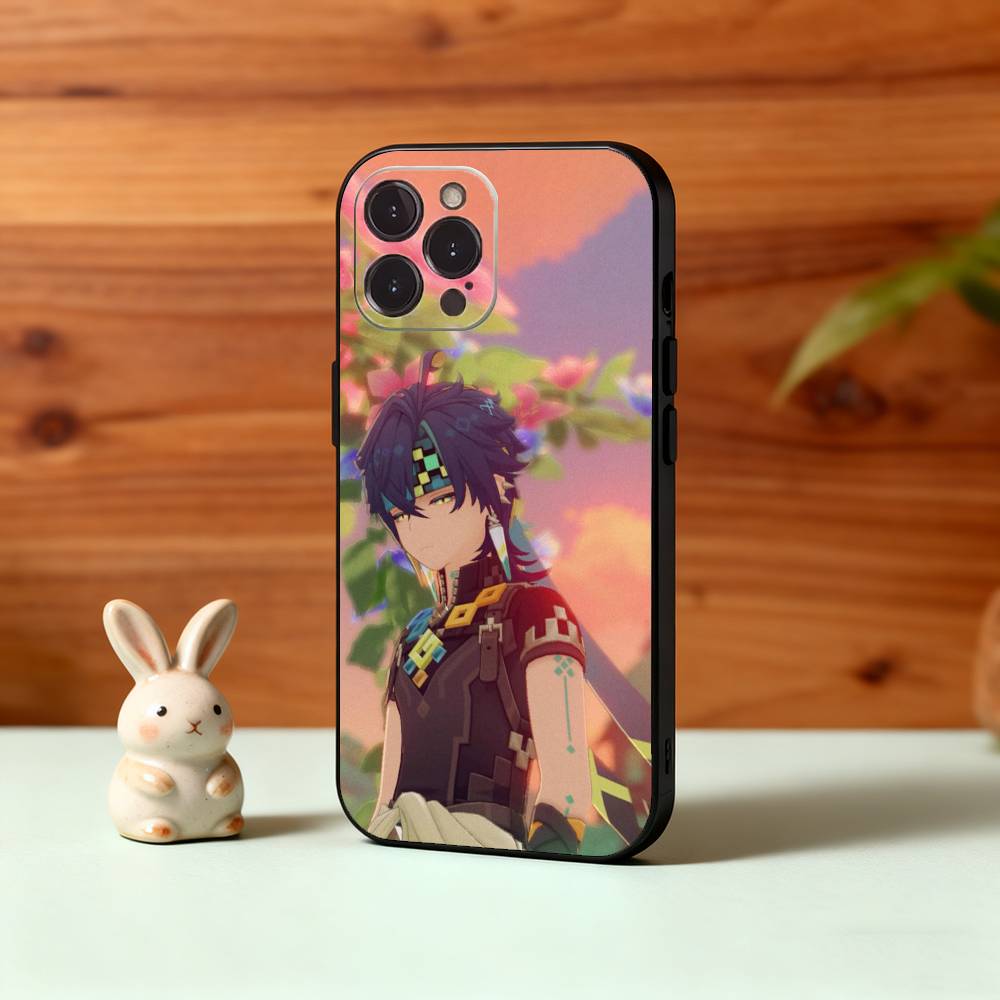 Ginichi - Genshin Impact - Dragon Hunter Phone Case For iPhone17,16,15,14,13,12,Plus,Pro Max, 5G Others Soft Black Cover