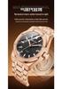 SANDA Men's Waterproof Mechanical Watch with Solid Steel Band and Calendar