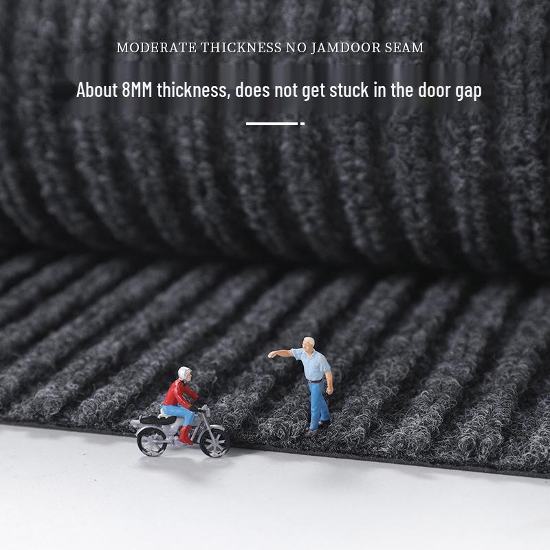 Large Non-Slip Entryway Floor Mat - Wear-Resistant, Cuttable Carpet for Home Use