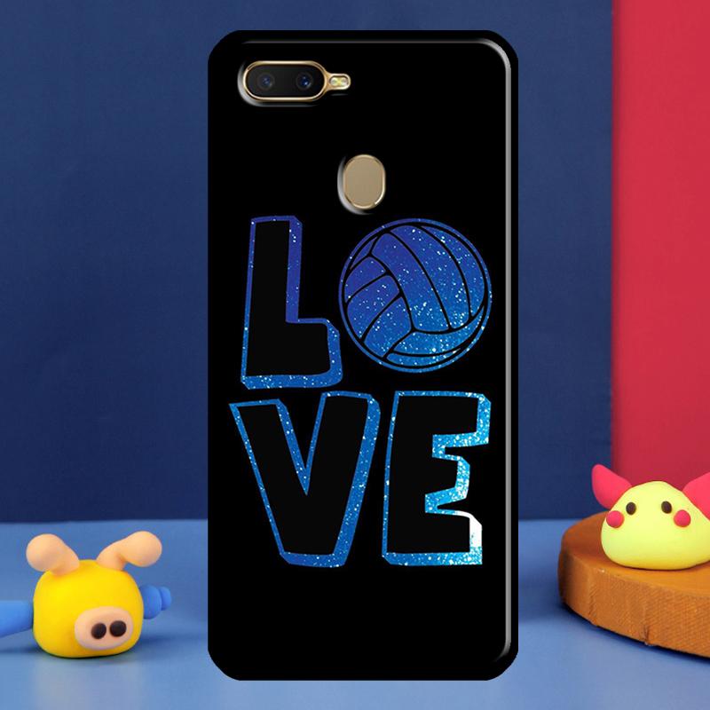Volleyball Sprot Case For Oppo A16 A76 A96 A58 A78 A98 A5 A9 A91 A15 A17 A77 A52 A72 A74 A94 A54S A57S Cover