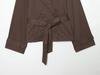 Autumn new European and American style retro fashion waist lace-up short trench coat 1346342