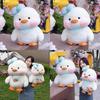 Adorable Cute Cartoon Plush Duck Stuffed Toy With Soft Short Plush And Pp Cotton Filling