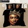 Rapper Tupac 2Pac 3D NEW Duvet Cover Pillowcase Bedding Set Adult Boy Girl Bedroom Decoration Children Single Double Large