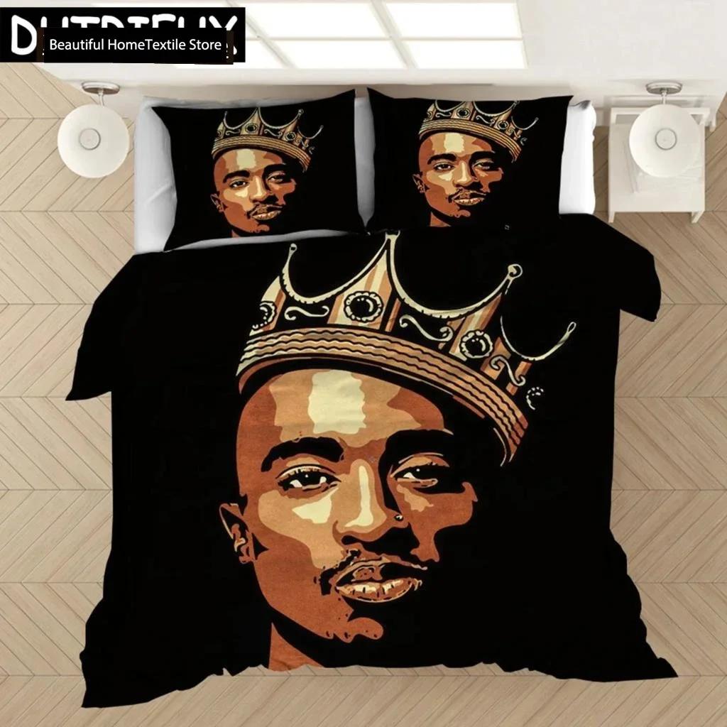 Rapper Tupac 2Pac 3D NEW Duvet Cover Pillowcase Bedding Set Adult Boy Girl Bedroom Decoration Children Single Double Large