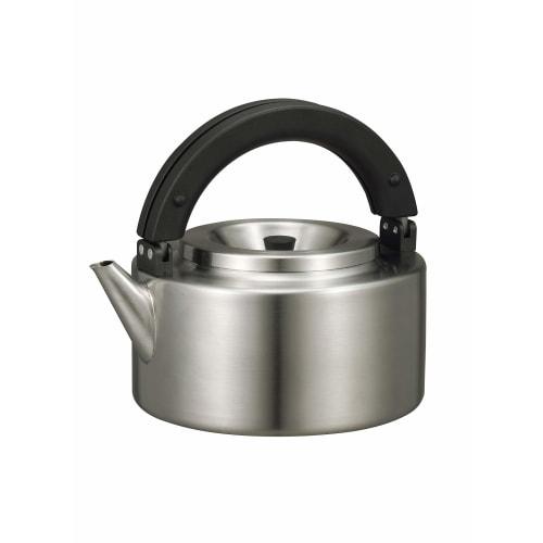 CB Japan Copan Stainless Steel IH Compatible 1.7L Flat Kettle with Tea Strainer