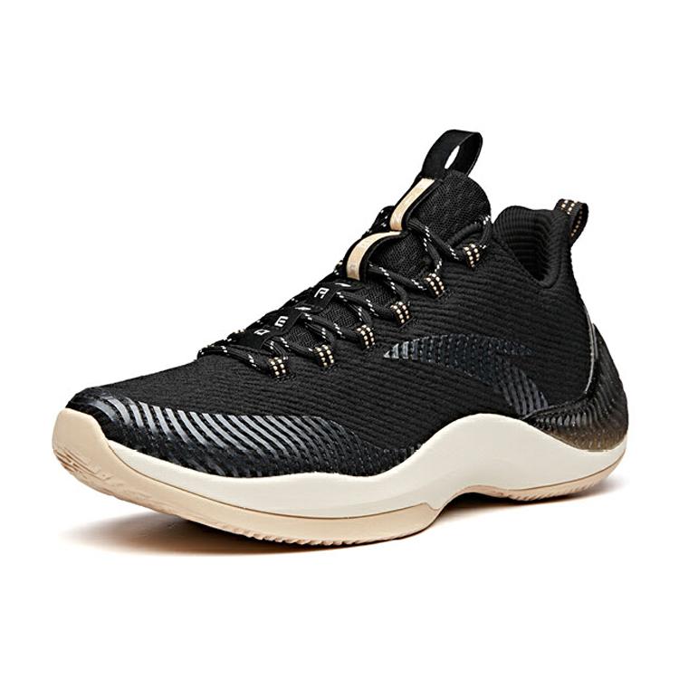 New ANTA The Dagger 2 Basketball Shoes Men Low Top Black Gray 11841304-1