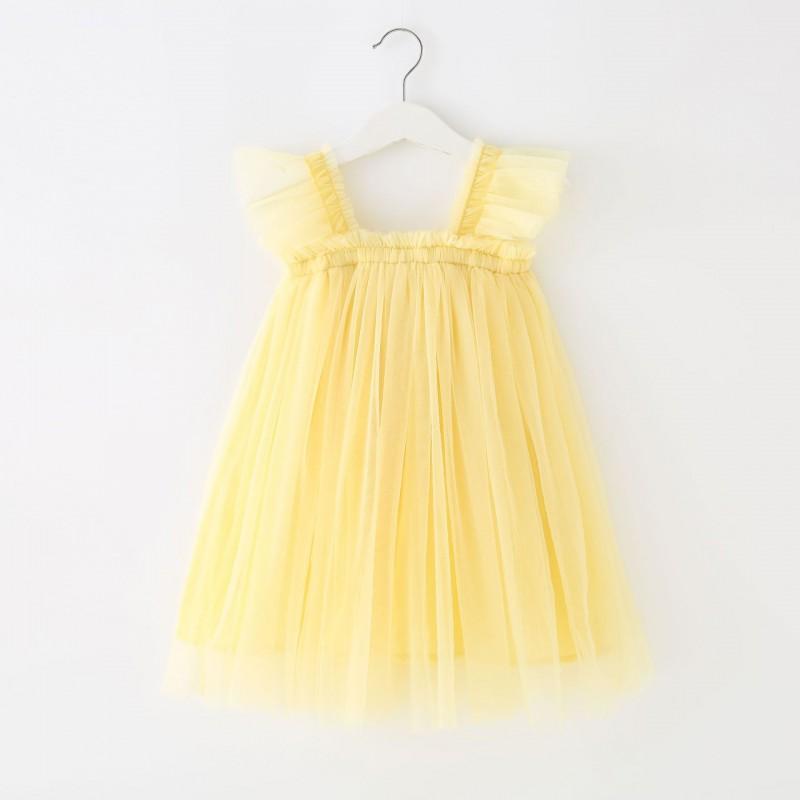 Girls Princess Dress Sleeveless Tulle Tutu Toddler Kids