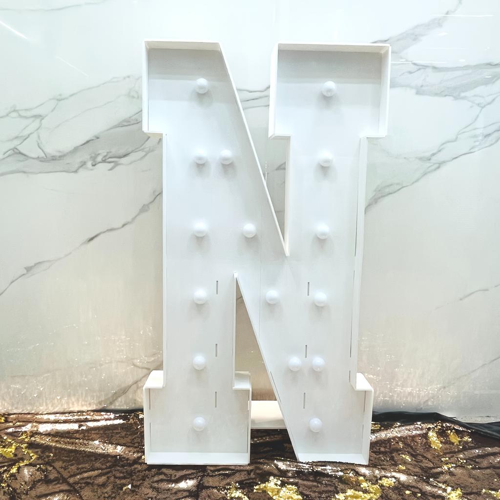 Versatile 1PC 92CM/3FT Marquee Letters with Warm Yellow Glow: Perfect for New Year Parties, Summer Bashes, Retirements & More (Balloon-Friendly!)