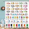 Kids Alphabet Shower Curtains For Bathroom Decor Abc Educational Learning Tool Baby Cartoon Animals Colorful Girls Boys Printed