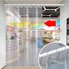 PVC Transparent Windproof Folding Door Curtain for Home & Commercial Use
