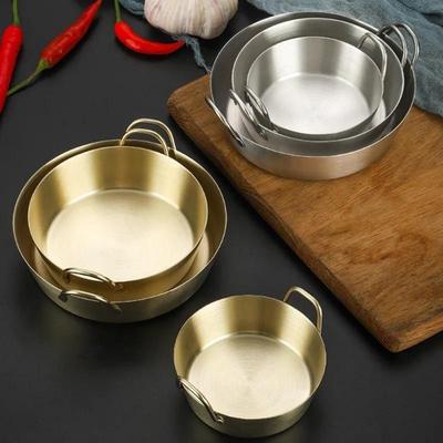 Set 3 Pezzi Ciotola in Acciaio Inossidabile Ciotole per Riso Vino Insalata Snack Frutta Stoviglie Piattini per Salse Piatto per Alimenti Utensili da Cucina