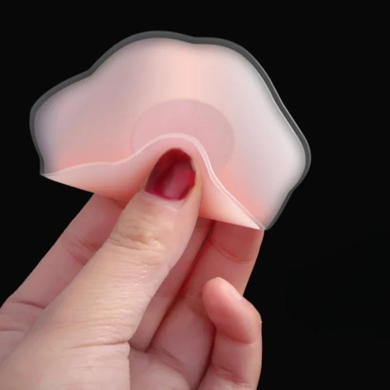 Silikon Nipple Cover Kvinnor Bröst Petaler Lyft Osynliga BH:ar Pasties BH Vaddering Klistermärke Plåster Självhäftande Kuddar BH:ar Återanvändbara