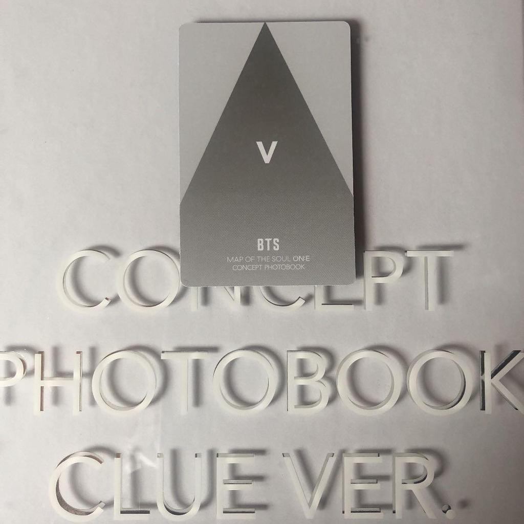 [USED] BTS Taehyung Trading Card Concept Photobook V