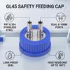 2 Port Design Mobile Phase Filling Cap 8mm Diameter Liquid Filling Cap  Laboratory