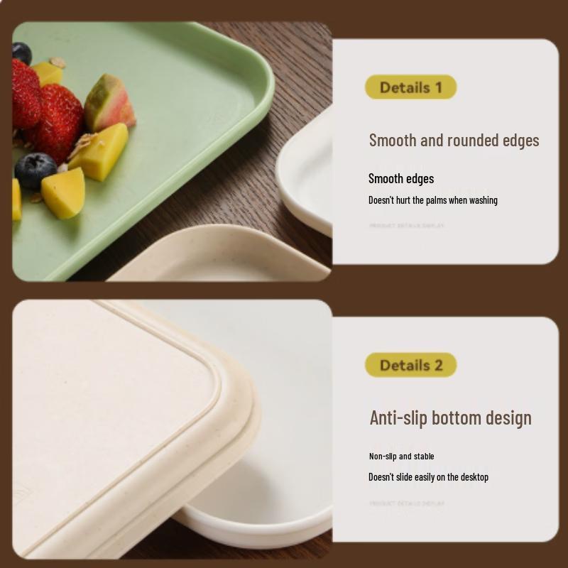 Nordic Rectangular Plastic Serving Tray