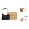 Coach Laurel 19 Letter Logo Gold Hardware Leather Crossbody Shoulder Bag Small Women Bags Black CBH16-IMBLK