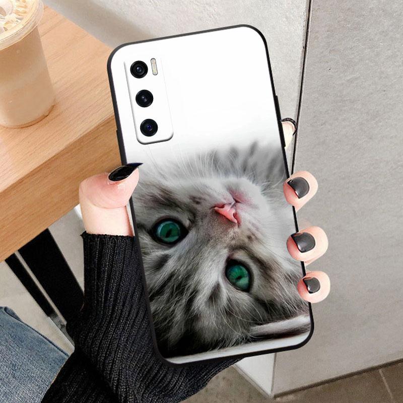 For Vivo V20 SE V2022 V2023 Case Soft Silicone TPU Coque Fundas For Vivo V20SE Phone Cover Cool Wolf Lion Shockproof Bumper