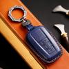 For Toyota Chr Camry Prius Land Cruiser Prado Furniture Corolla Yaris Rav4 Highlander Leather Car Key Fob Case Cover Accessories