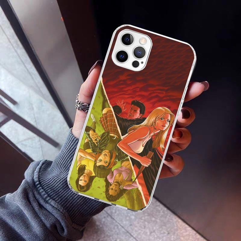 Buffy the Vampire Slayer Phone Case For iPhone 17 Air 11 13 Mini 14 15 Plus 16 12 Pro Max 16E SE 7 8 Pattern Soft TPU Back Cover