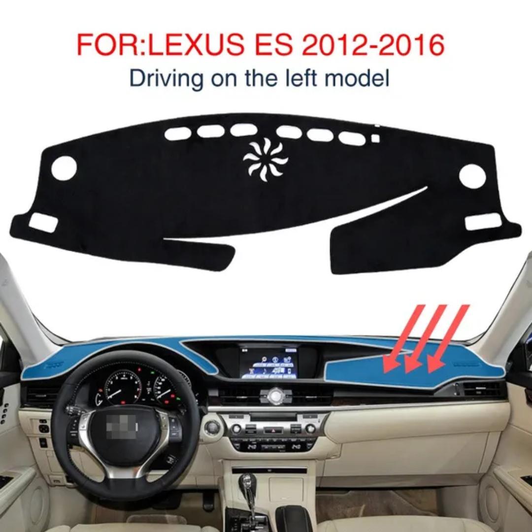 

Коврик для приборной панели для LE/XUS ES ES200 ES260 ES300 ES350 ES250, коврик для приборной панели автомобиля, автомобильный интерьер LEFT HAND DRIVE чёрный