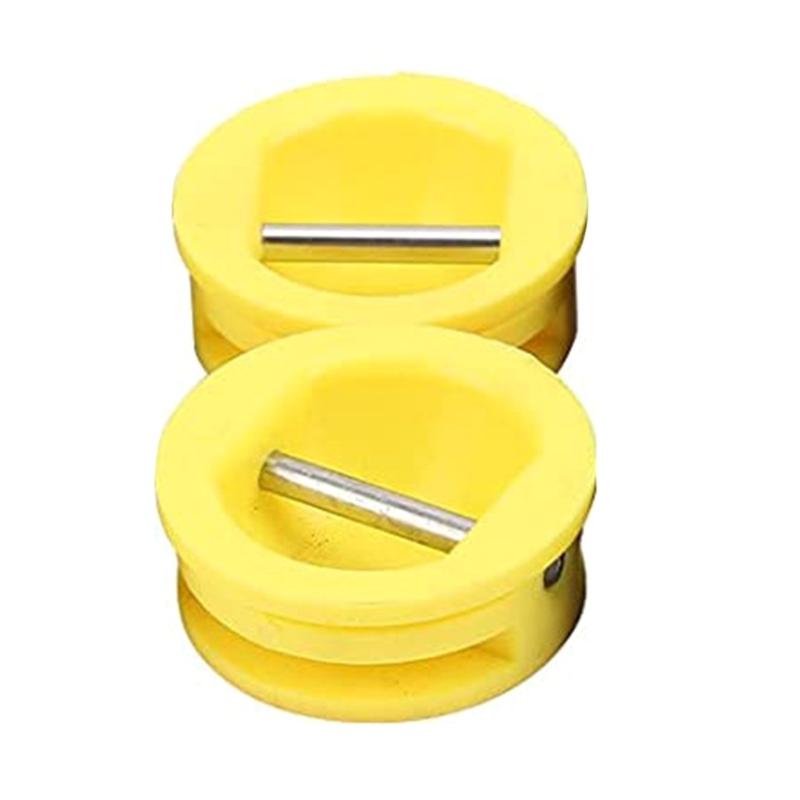 2 szt. Kubek do leasha deski surfingowej Część zamienna do sportów wodnych Korek do leasha surfingowego Korek do leasha deski surfingowej z prętem ze stali nierdzewnej