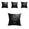 Luxurious Game Of Thrones Fire And Blood Throw Pillow Case For Elegant Home Decor