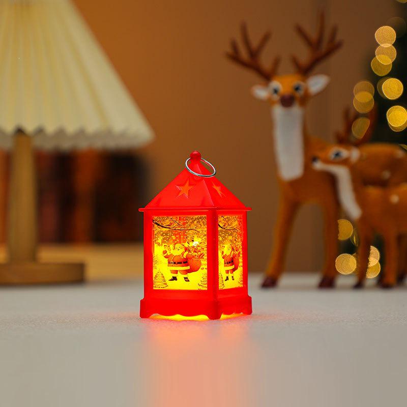 Luminous Christmas Candle Lantern - Festive Holiday Decoration Gift