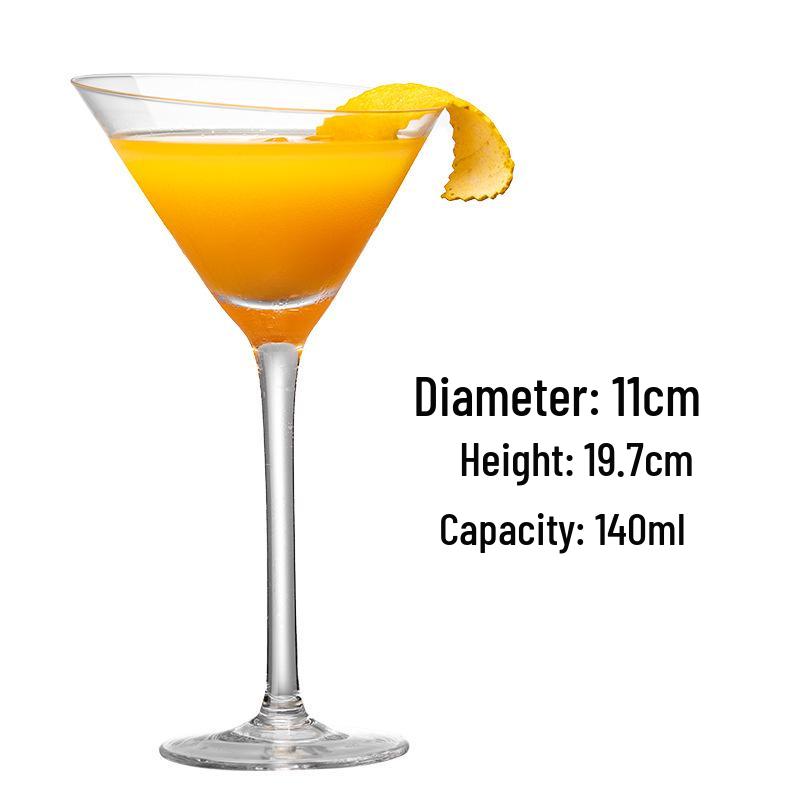 High-Stemmed Cocktail & Martini Glass Set - Creative Internet Celebrity Design