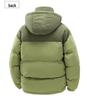 Men's Winter Color Block Hooded Jacket – Windproof Cotton Padded Coat with Plus Velvet Lining