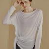 Women's Quick-Dry Sports Pullover - Long Sleeve, Breathable, Slim Fit for Running & Yoga (2025)
