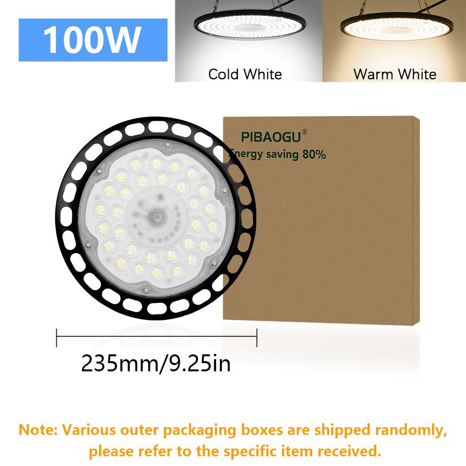 Super Bright High Bay Lights Work Lights Industrial AC220V 100W 150W Ceiling Light Garage Light For Gym Warehouse Factory Market