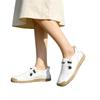 Casual Flat Round Toe Slip-On Shoes for Men and Women Lightweight Flexible Sole Comfortable Walking Shoes
