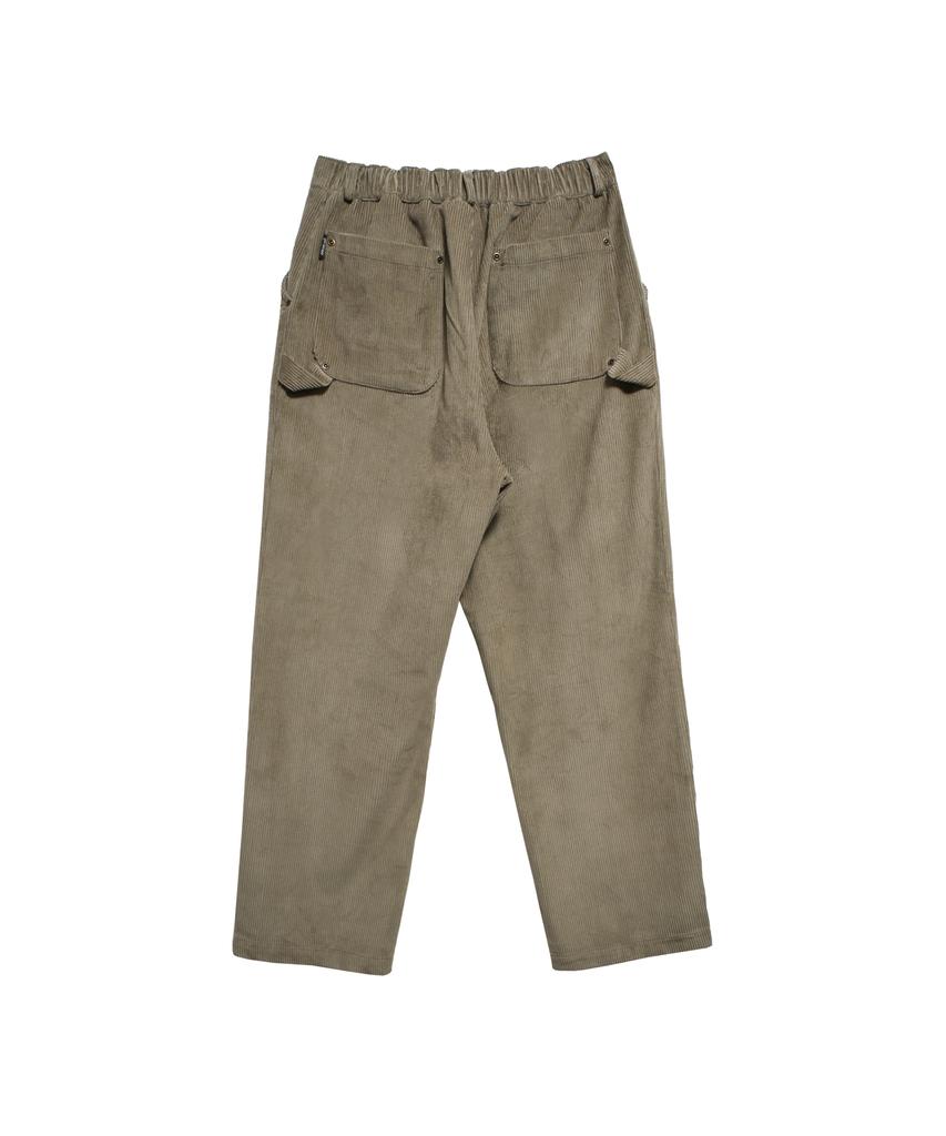 GOSTREET Carpenter Rivet Corduroy Pants Mocha