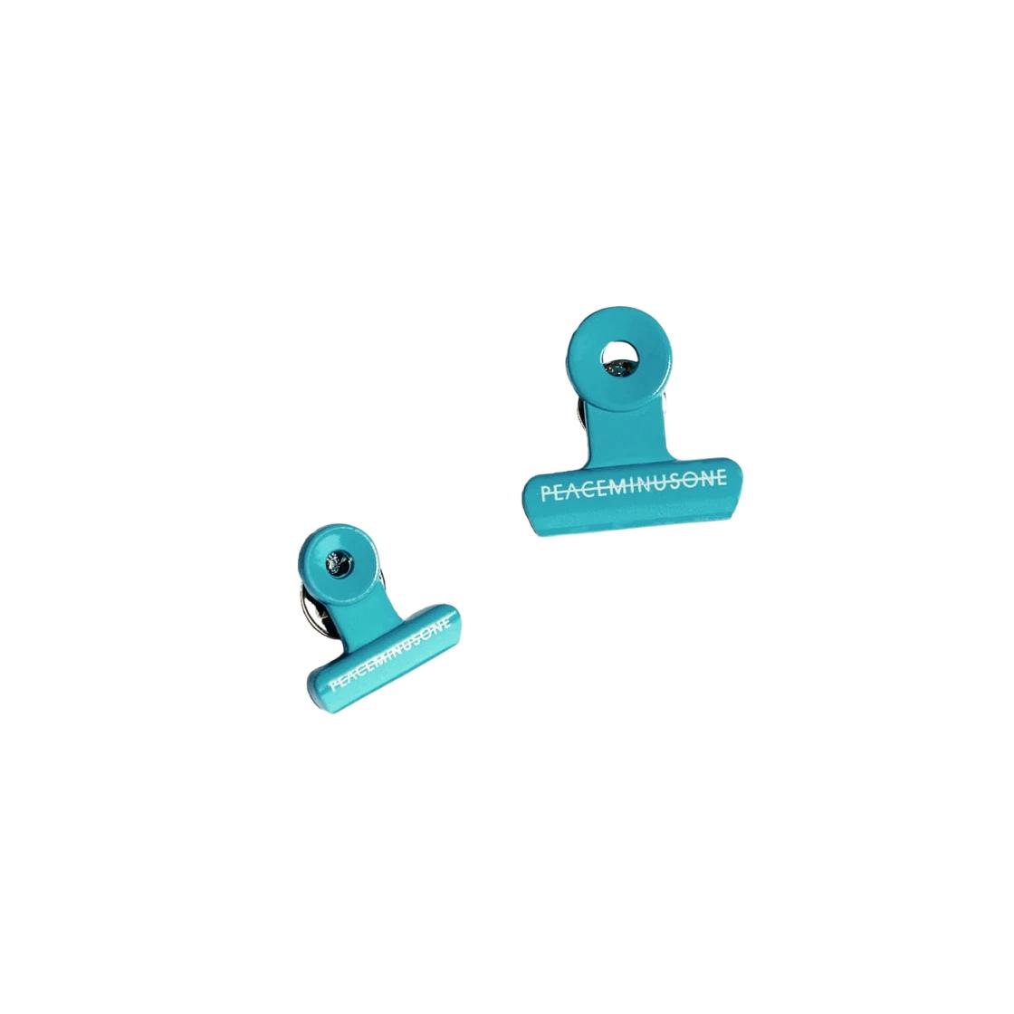 G-DRAGON Peaceminusone Bulldog Clip Pin Set #1 Mint ONE SIZE