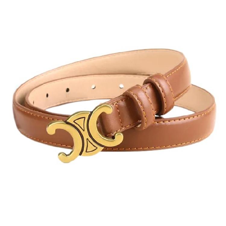 

Elegant PU Belt Women Waistband Casual Wear Narrow Waist Belt for Dress Shorts One Size верблюд