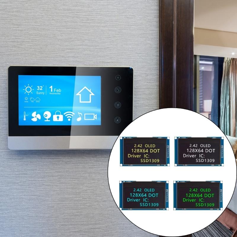 High Contrast Screen Module 2.42Inch With SSD1309 Driver Chip SPI/IIC Compatibility Low Power Consumption