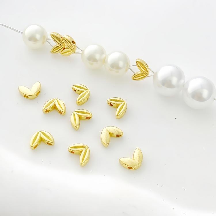 20Pcs Sophisticated Beads Separators with Double Holes Multipurpose Spacer Beads Necklaces Bracelets Making Accessories
