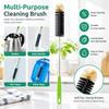 Long Handle Milk Bottle Brush Multi-Function Cup Scrubber Practical Cleaning Brush Kitchen