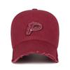 Zhenyueqi Embroidered 'P' Distressed Baseball Cap