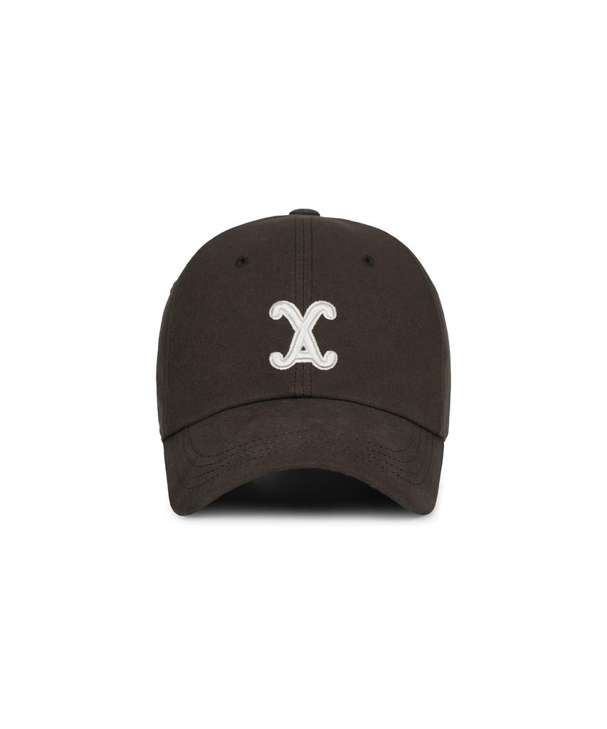 Bajal Va Curved 3D Logo Ball Cap Brown