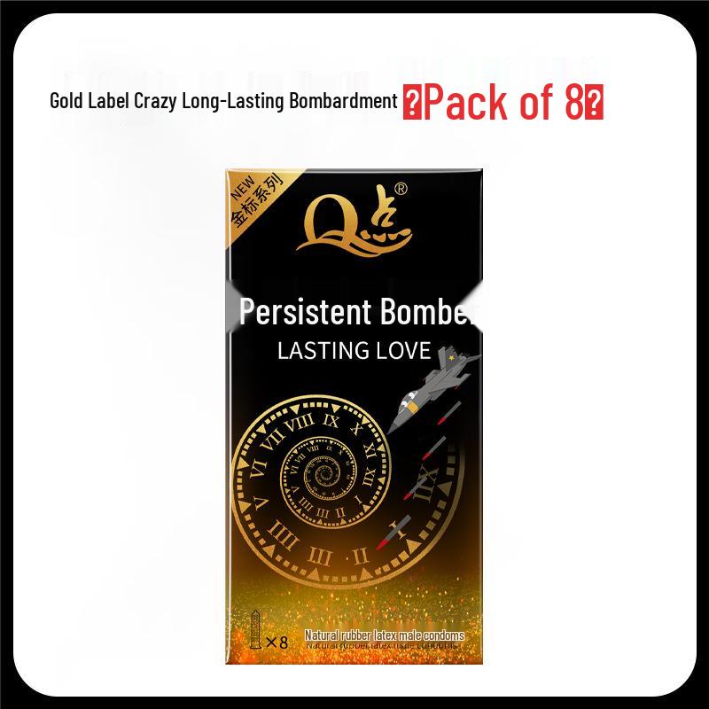 Q Point Ultra-Thin Pink Condoms with 3D Surrounding Particles - Odorless, Super Lubricated, Female Pleasure Enhancing.