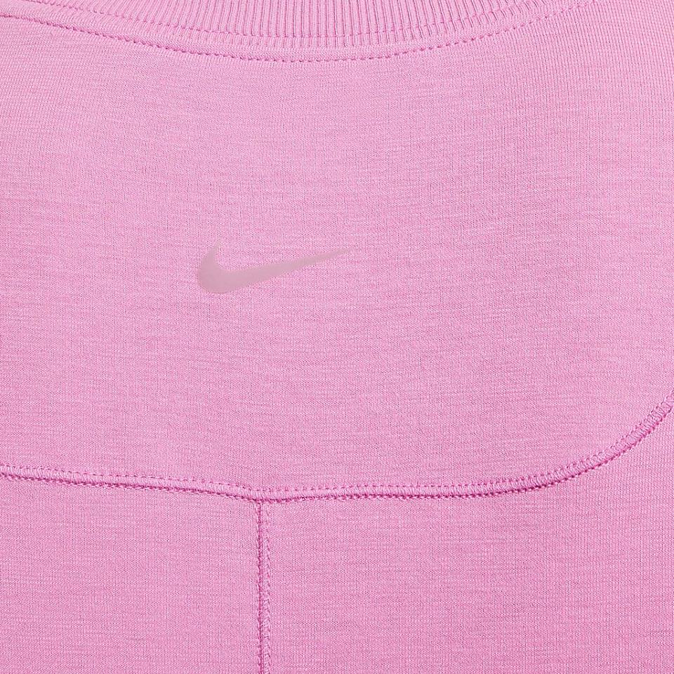 New Nike Drop Shoulder Sleeve T Shirt Women's Pink FN2818-675