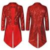 Sparkly Irish Green Sequin Tailcoat Jacket for Saint Patrick's Day