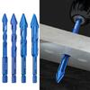 High Strength Eccentric Twist Drill Bits Oblique Head Eccentric Glass Tile Drilling Concrete Drill Bit Set