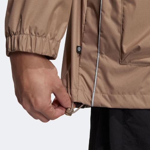 adidas Originals men's outdoor casual workwear long-sleeve jacket, brown