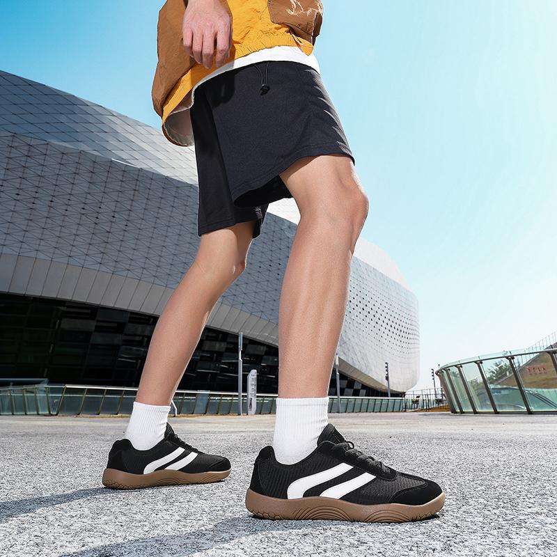 Men Barefoot Casual Flats Black Wide Head Driving Shoes White Sneakers Grey Walking Sport Shoes Large Size