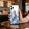 N-Neuvillette Genshin Impact Soft Silicone Black Cover,Phone Case For iPhone 17,16,15,14,13,12,11 Plus,Pro Max,XS