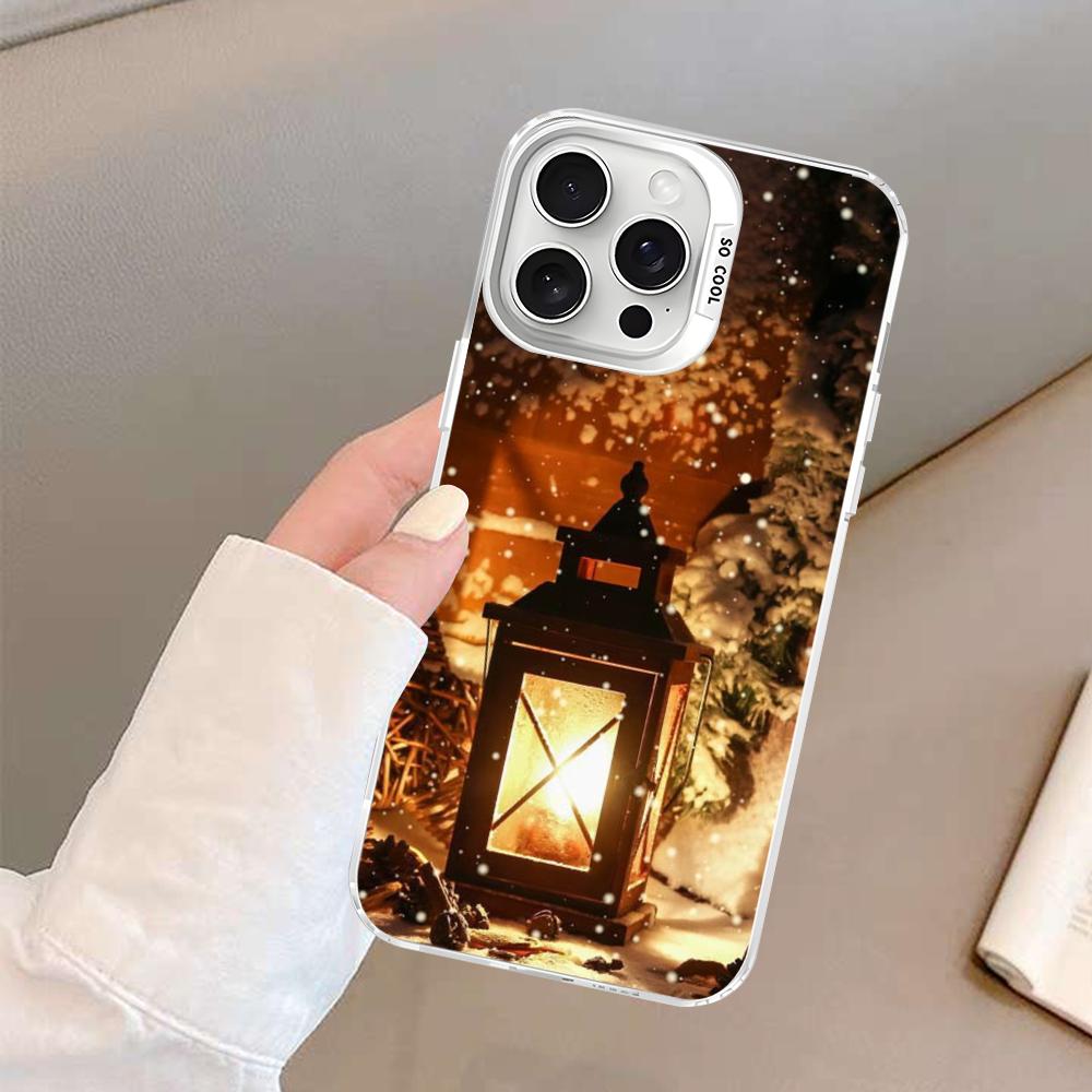 Christmas Holiday Tree New Year Phone Case For IPhone 16 15 14 13 12 11 Pro Max X XR XSMAX 8 7 Plus Matte Shockproof Back Cover
