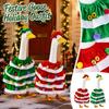 Christmas Costume with Hat and Cape, Holiday Outfit for Yard and Porch Decoration