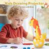 KETIEE Unicorn Drawing Projector Toys for Ages 5-7: Trace and Draw Projector for Kids with Cute Unicorn Look, Smart Art Sketcher Projector with 96